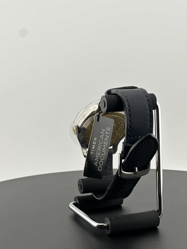 Pre-owned Timex American Documents Stainless Steel Men's Quartz Watch Tw2r82800us