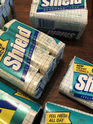 Vintage Lever Bros Shield Deodorant Soap Bath Bar - 15 Bars