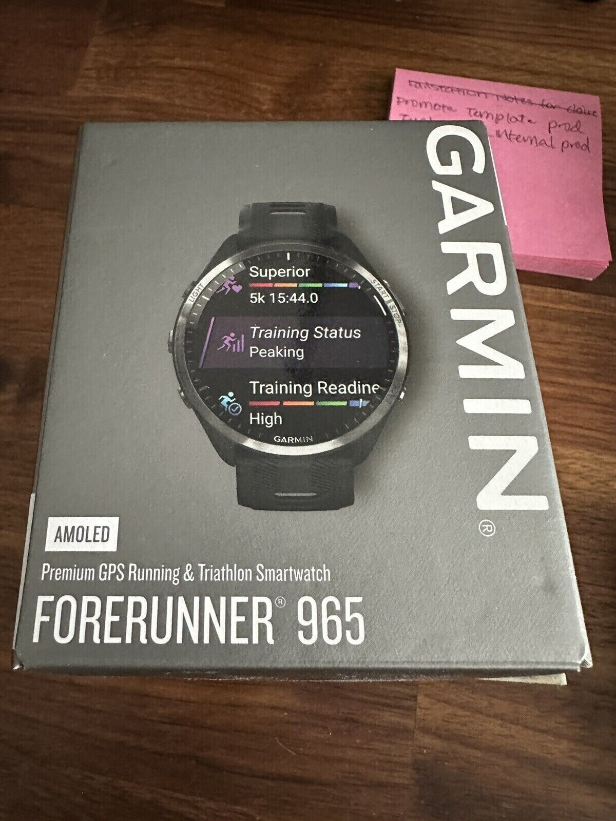 Garmin Forerunner 965 Unisex Smartwatch - Black (010-02809 Garmin Forerunner 965 Unisex Smartwatch - Black (010-02809