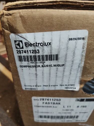 Frigidaire 297411253 COMPRESSOR,SJJ51C,W/CLIP New OEM | eBay