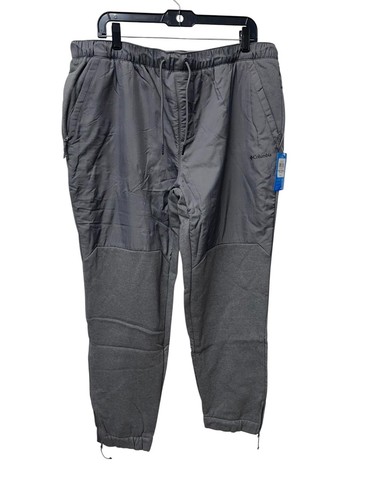 Columbia Men Minam River Hybrid Pant City Grey Heather/Black Size XL/Reg