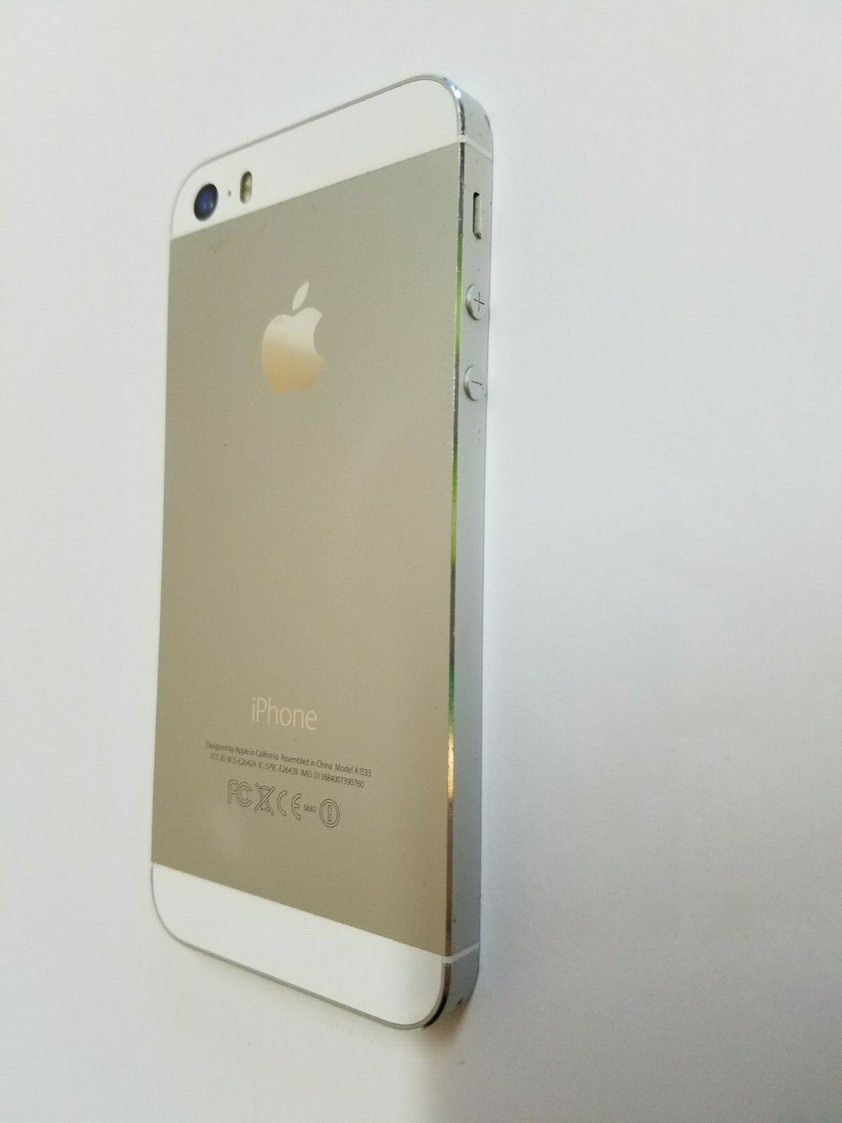 For Apple Iphone 5S Silver Frame Back Cover Main Camera