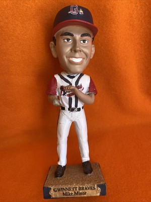 Mike Minor Gwinnett Braves Baseball k/n/a Stripers Bobblehead SGA *Damage/No Box