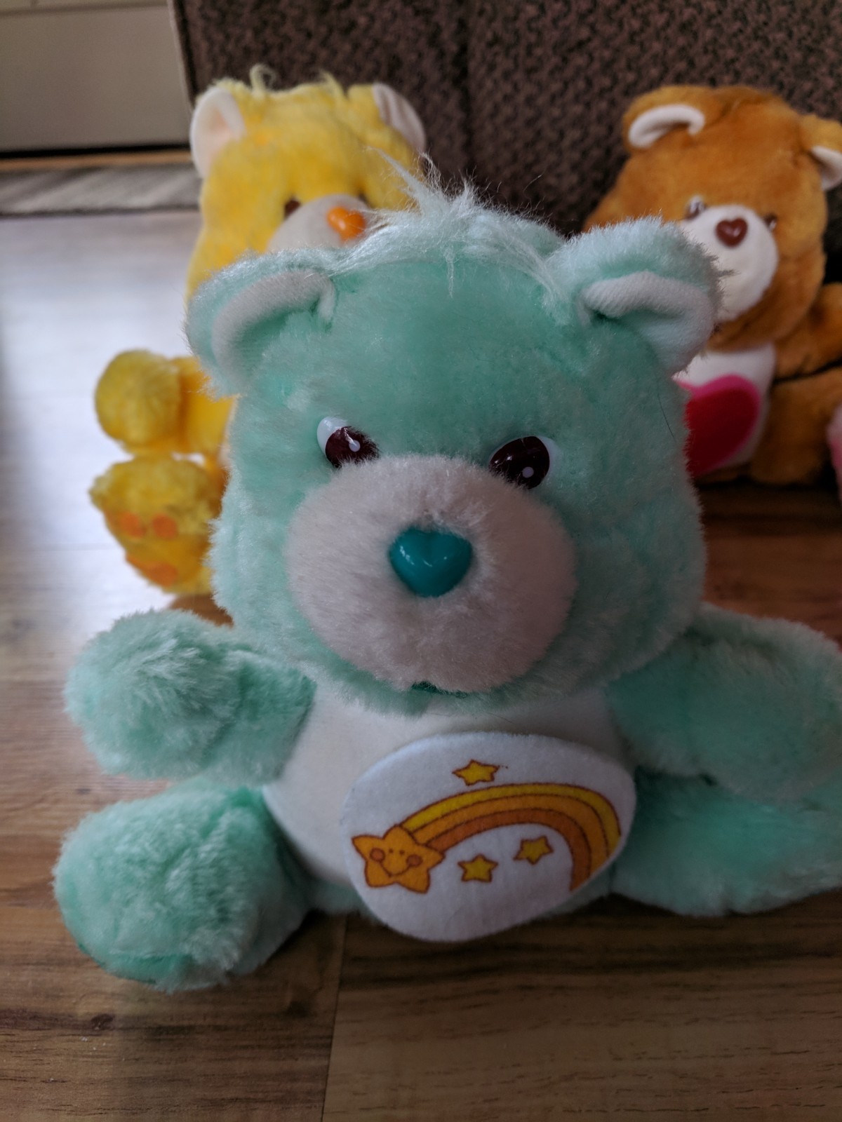 Lot Of 6 Vintage 1984 Care Bears Coin Banks