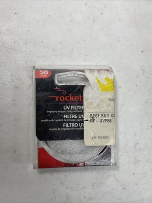 Rocketfish 58mm Ultra Violet UV Lens Filter RF-UVF58