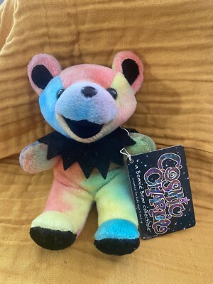 GRATEFUL DEAD 'Cosmic Charlie' Liquid Blue Beanie Bear NEW w/tags