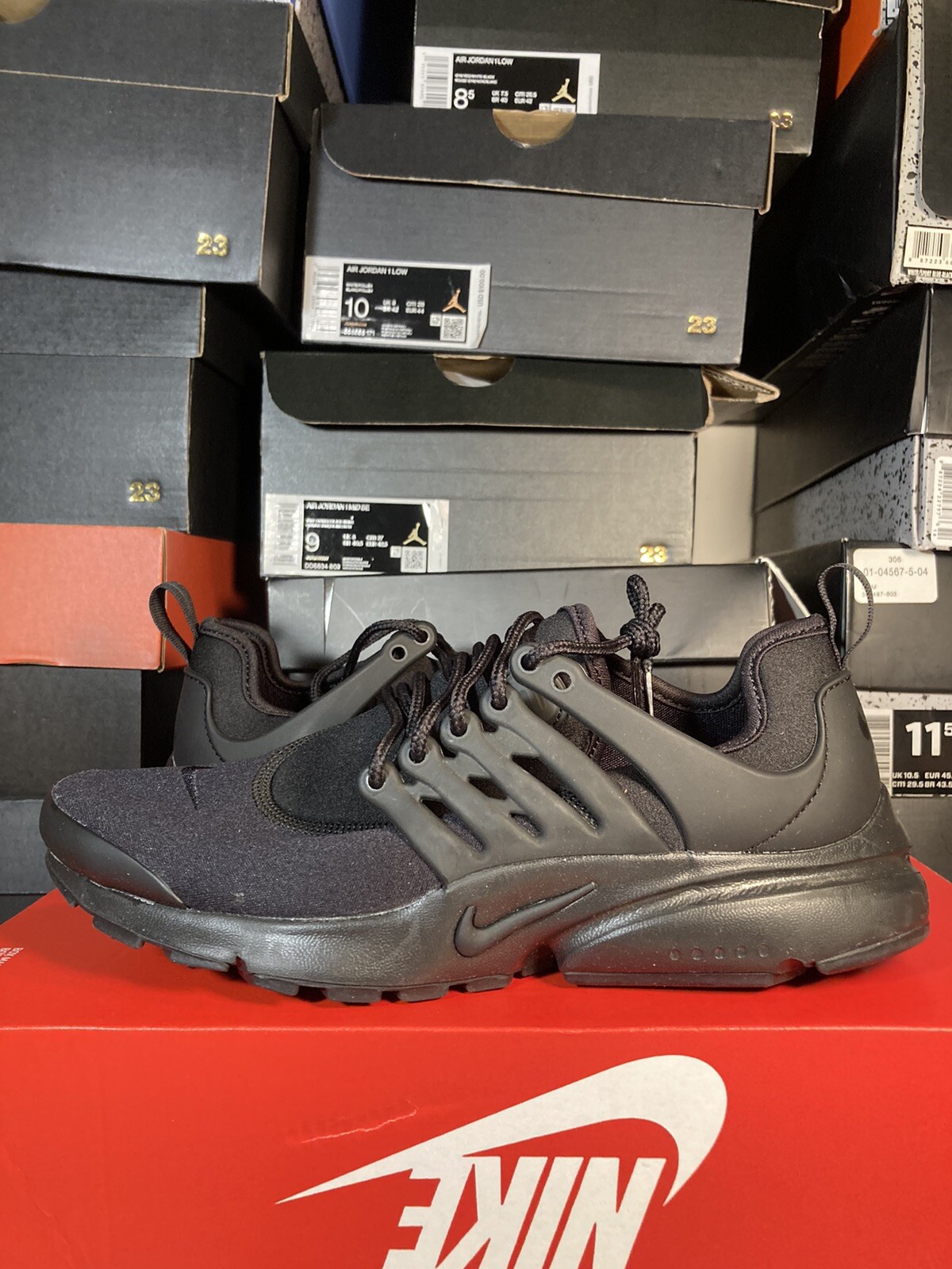 Nike Air Presto Triple Black BRAND NEW Size 8 Womens: купить с доставкой из  США, цена 13 103 руб - (204030791888)