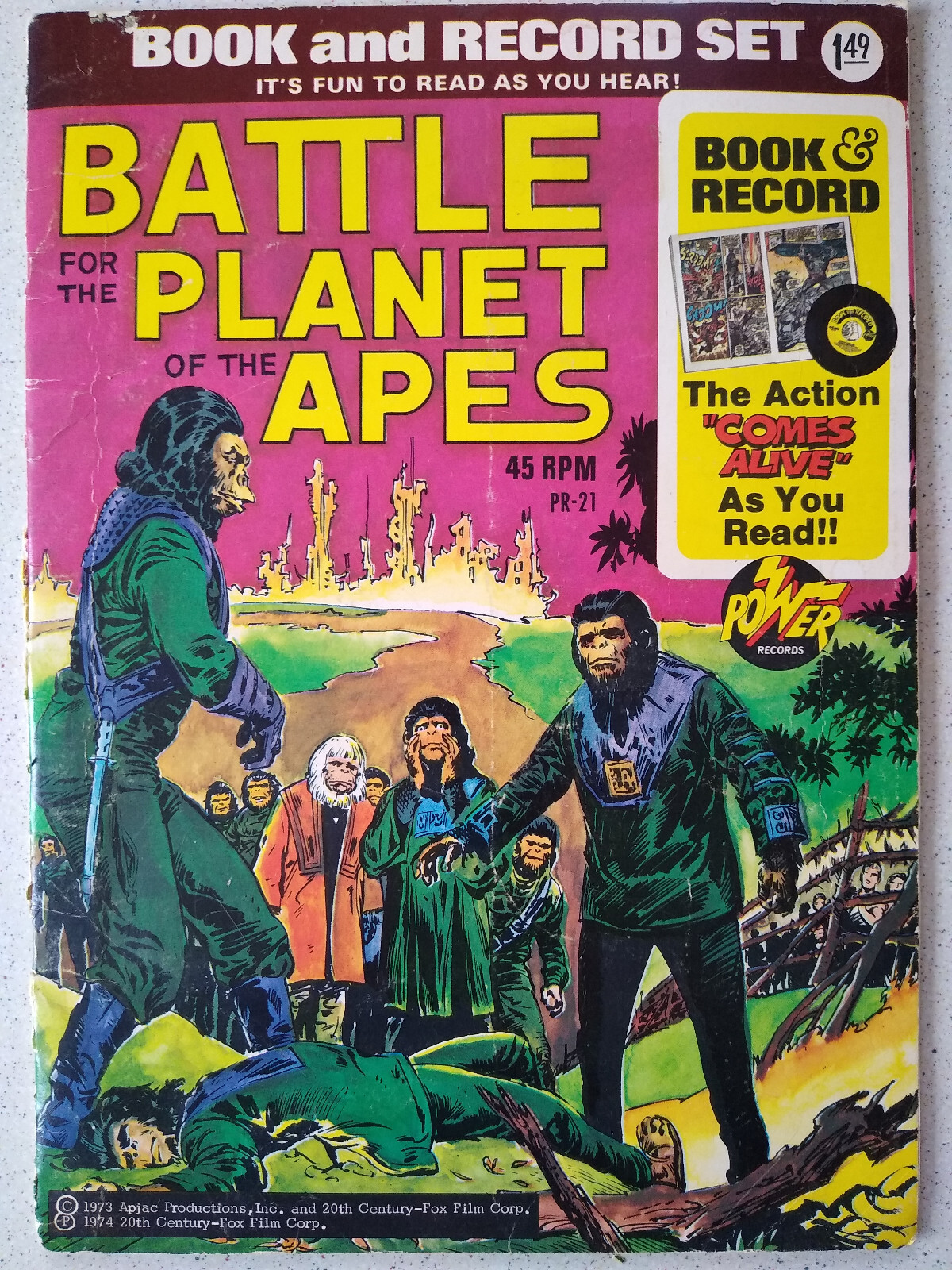 その他 Beneath the Planet of the Apes Book and Record (45 RPM) Set $_57.JPG?set_id=880000500F