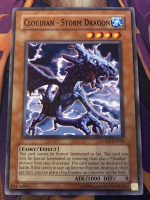 Yugioh: Cloudian - Storm Dragon - LODT-EN040 - Common - Unlimited - LP