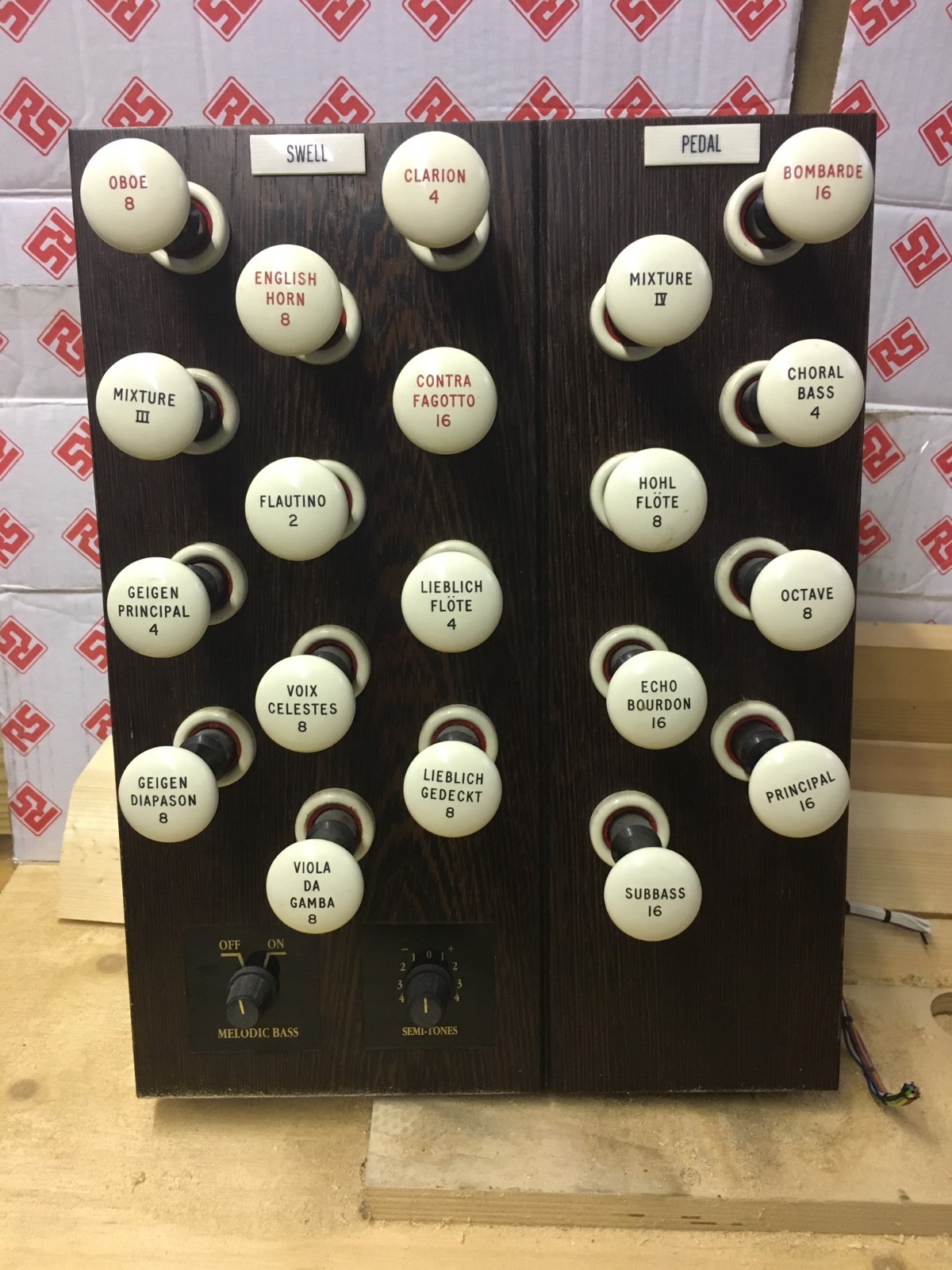 Kimber Allen Draw Stop motors, from a 1987 Wyvern,39 draw stop motors.