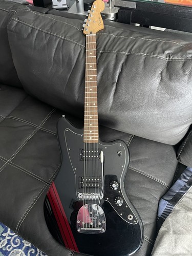 Fender FSR Blacktop Jazzmaster Stripe Special Edition Guitar