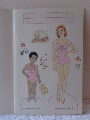 School Fun Paper Dolls - 1990 - Checkerboard Press - UNCUT!