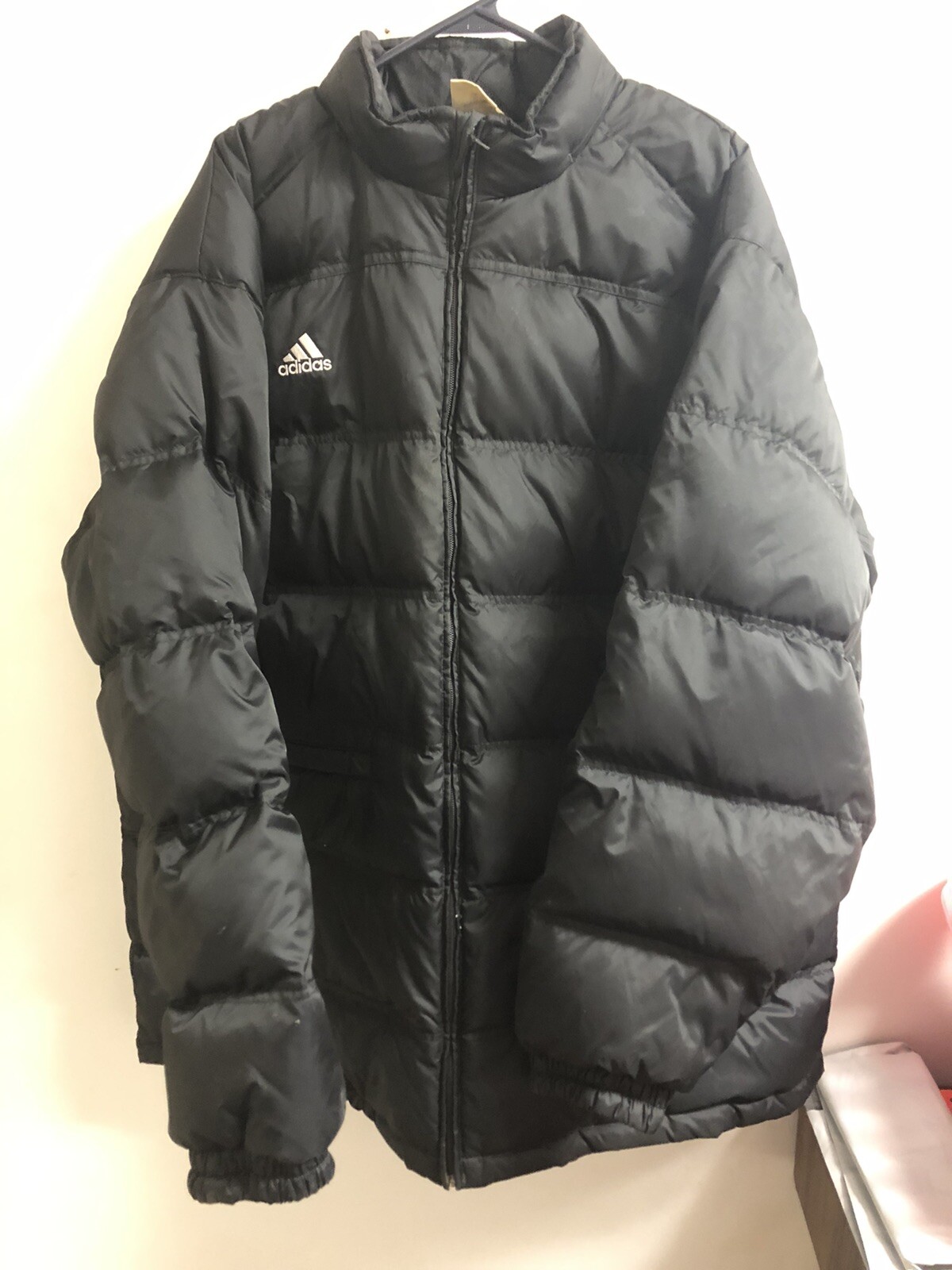 00s adidas down puffer jacket y2k テック 短丈 00s adidas down