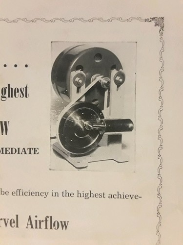 Vintage Old Aquarium Fishbowl Marvel Air Flow Pump for Fish Tanks 50s Print Ad