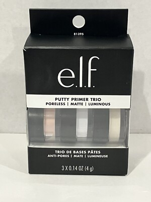 Elf Putty Primer Trio 0.14oz Anti-Pores/Mate/Lumineuse