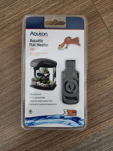 Aqueon Aquatic Flat Heater 5W For 1-2.5 Gallon Fish Tank