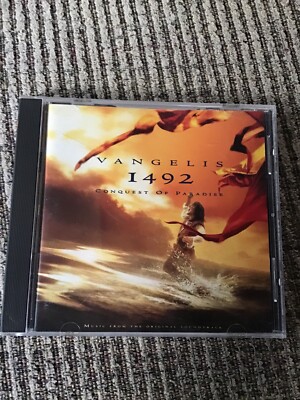 VANGELIS 1492 CONQUEST OF PARADISE 1992 CD SOUNDTRACK ATLANTIC PRINT 12TRX