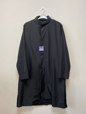 BNWT ! Adolfo Dominguez Men's Black Trench Coat Size EU50 UK40