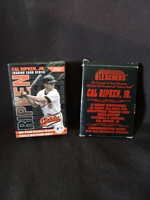 Cal Ripken jr. Sealed Star Trading Card Series + Opened Bleachers 23K Ironman