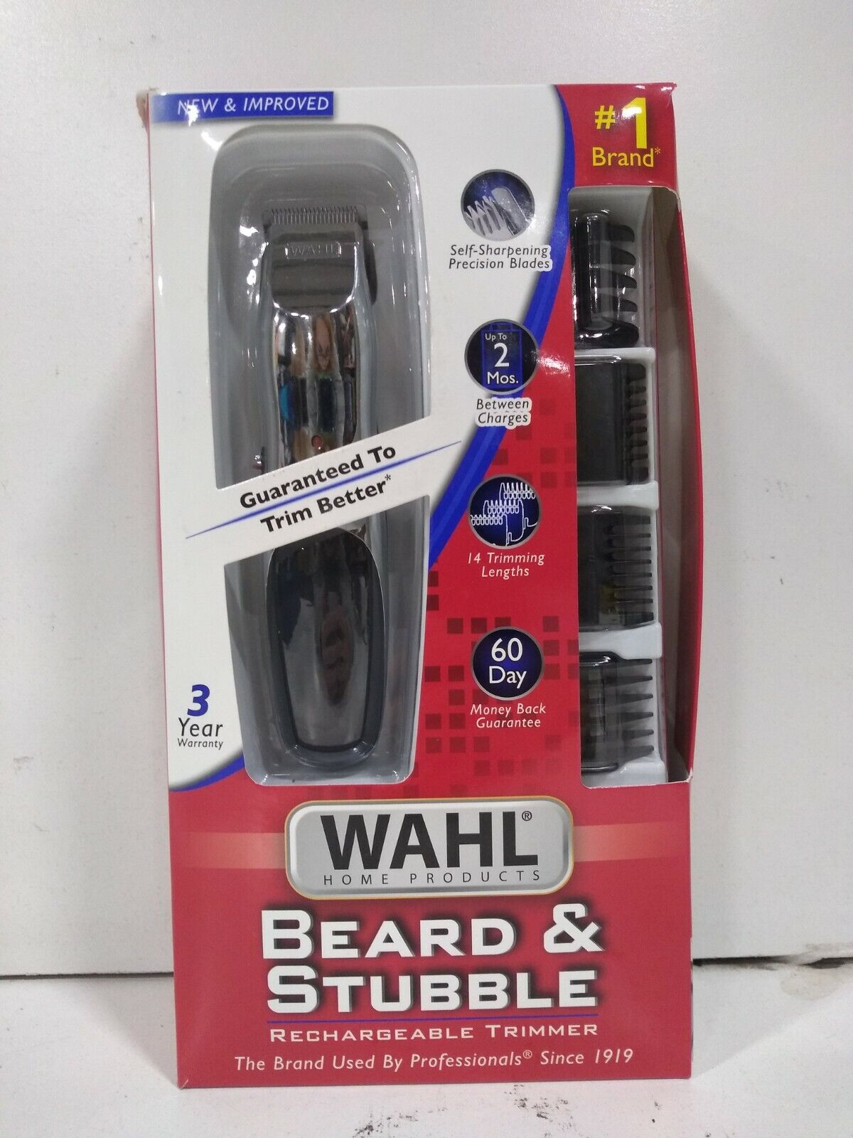 Wahl Beard & Stubble Rechargeable Trimmer 9916-4301