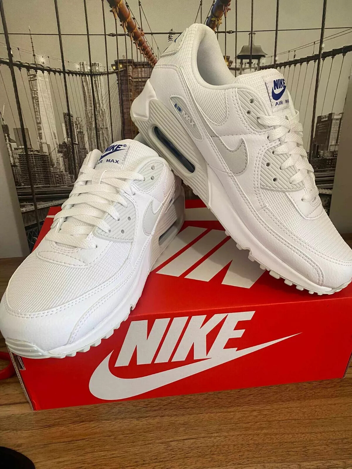 Nike Air Max 90 FZ7186 100 Men's Multi Size Shoes White Nike Air Max 90 FZ7186 100 Men's Multi Size Shoes White