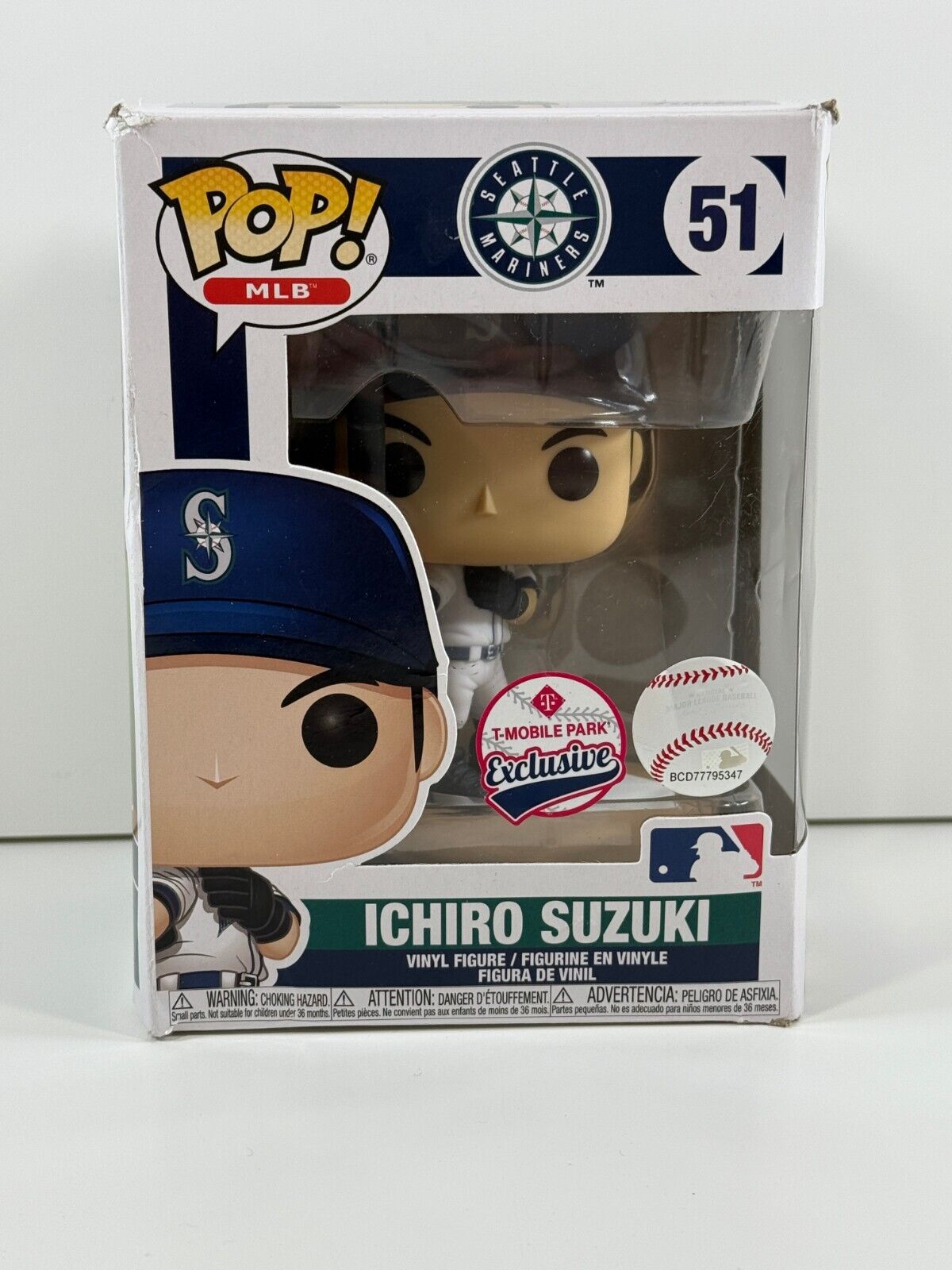 Funko Pop Vinyl Ichiro Suzuki 51 Seattle Mariners T-Mobile Funko Pop Vinyl Ichiro Suzuki 51 Seattle Mariners T-Mobile