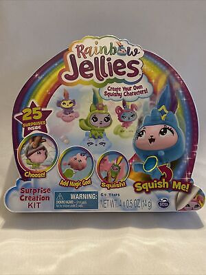 Rainbow Jellies, Creation Kit with 25 Surprises to Make Your Own Squishy for 6