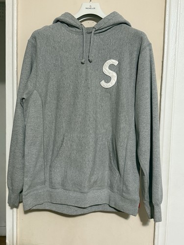Supreme S Logo Hooded Sweatshirt Heather Grey XL SS20 | eBay