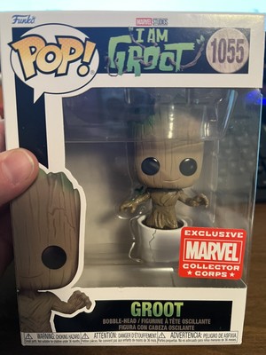 Funko Pop I am Groot #1055 Groot in Pot Marvel Collector Corps