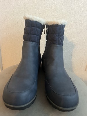   JBU Jambu Women's Glasgow Water Resistant Mid Calf Boot Color blue Size 8.5 