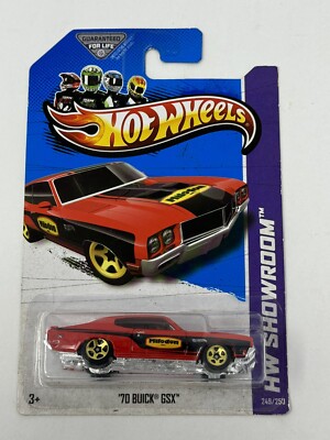 Hot Wheels 2013 Showroom Performance Red Milodon  70 Buick GSX #249 A10
