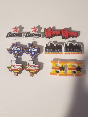 Houston ASTROS Baseball Texas Sport Team 12 pcs for Crocs shoes CHARMS NEW