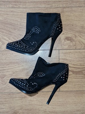 zara faux suede boots