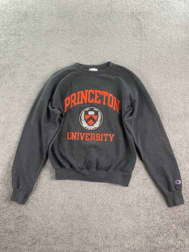 Champion プリンストン スウェット ブラック Princeton University Sweater Mens Small Gray Champion Crew
