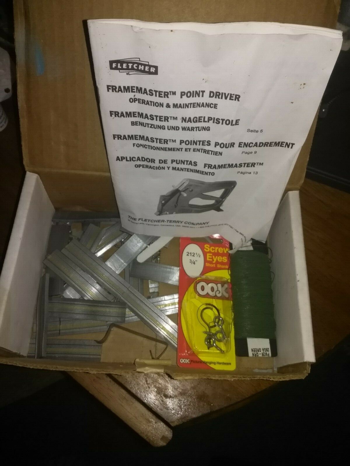 Barely used Fletcher Framer’s Professional FrameMaster 07-500 w/ framing points