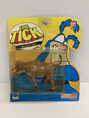 Vintage 1994 Sealed Never Opened The Tick ''Man Eating'' Cow Action Figure 2603