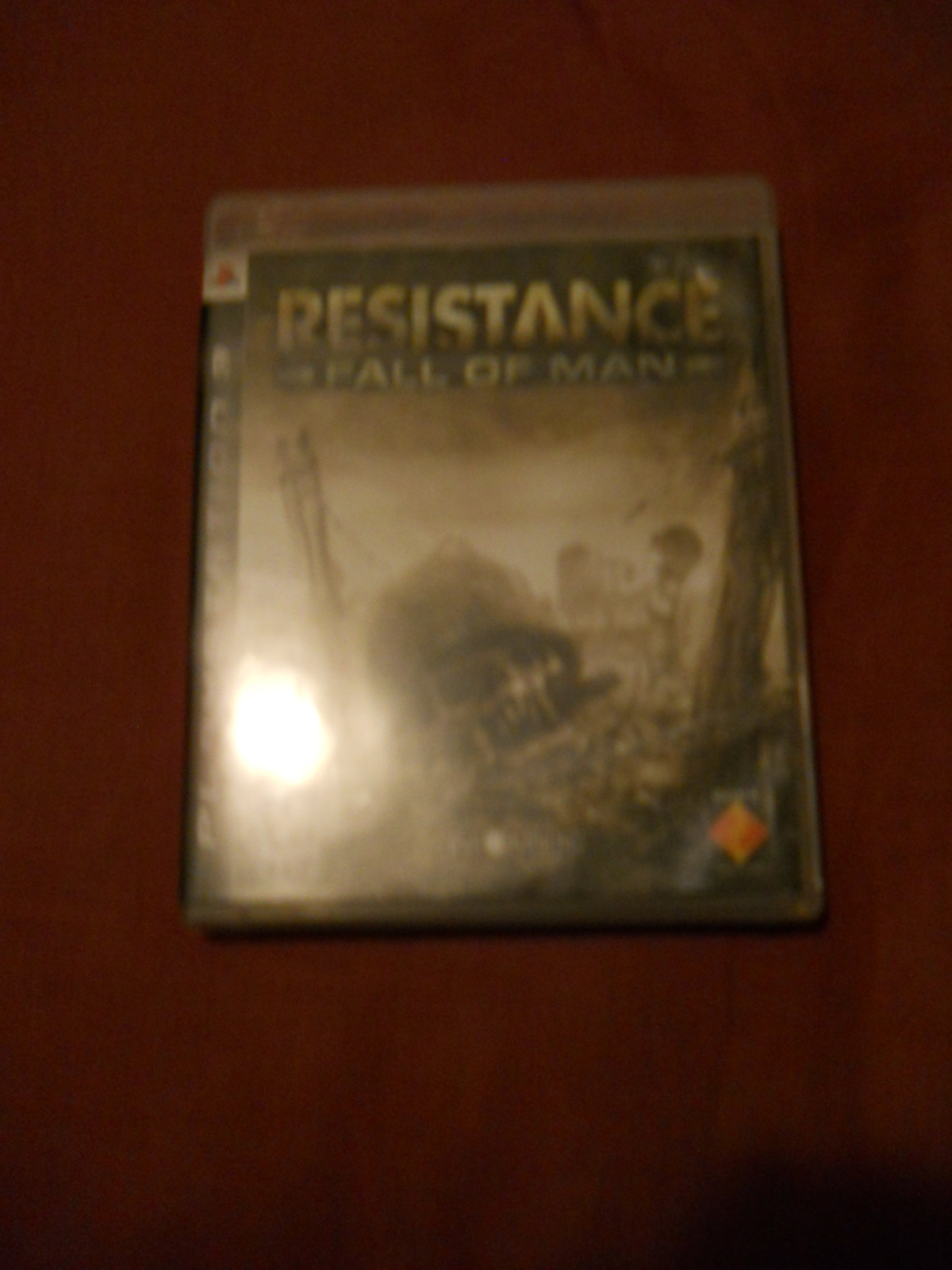 PlayStation 3 Resistance Fall of Man game paperwork artwork