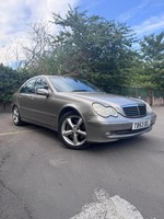 2003 MERCEDES-BENZ C CLASS C180K Avantgarde SE 4dr AUTO PETROL SILVER SALOON VGC