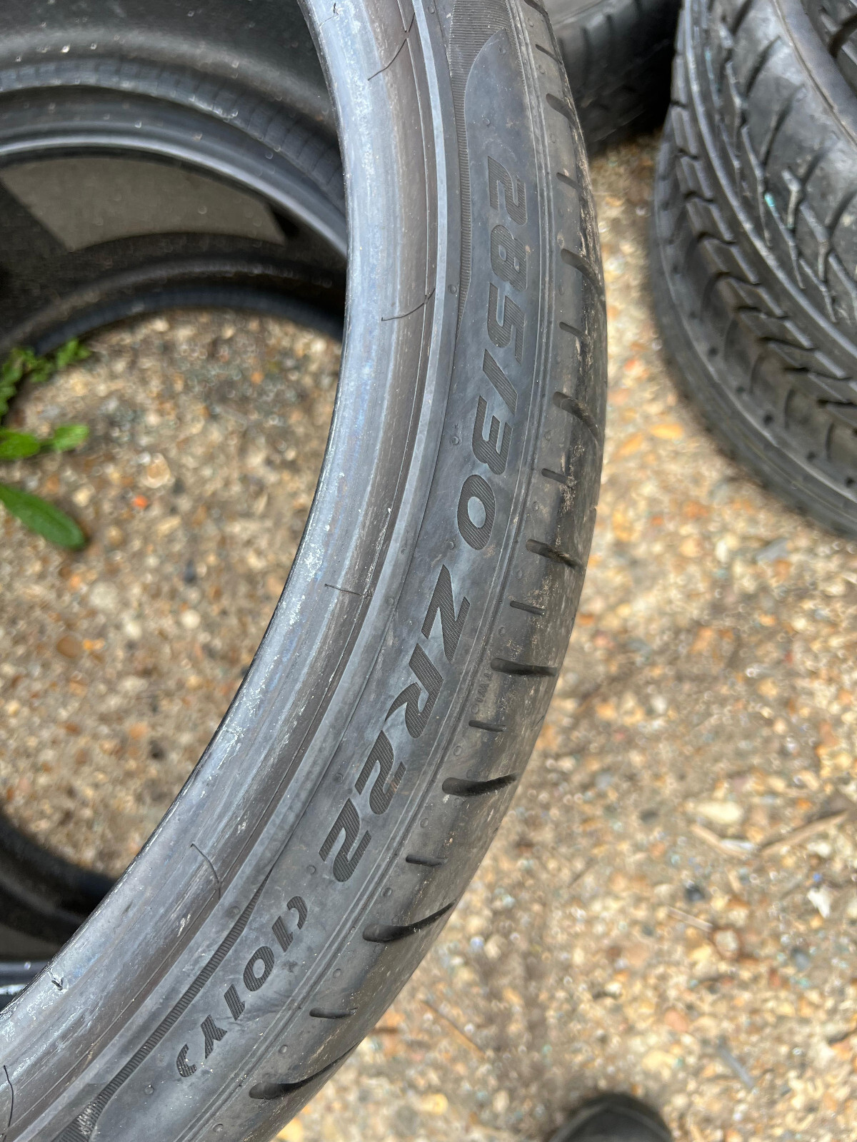 285 30 22 Pirelli, XL, PNCS, AO, 101Y, x2 A Pair 6.0mm  (F1_tyres) YD017