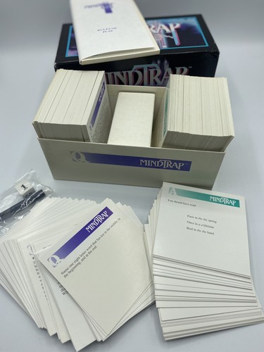 MINDTRAP GAME Question & Answer Trivia Card Game Mysteries Trick Complete