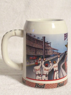 Brickyard 400 Indianapolis Speedway 1994 Budweiser Stein Mug Anheuser Busch