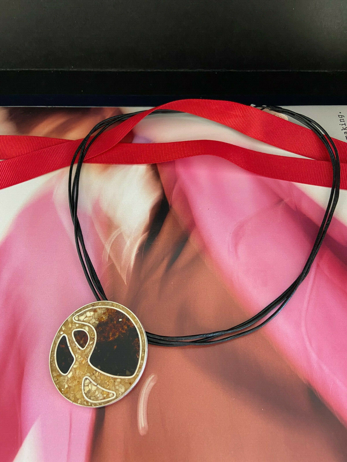 Pre-owned Picasso Amber Necklace  Style Multicolor