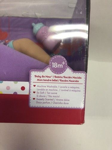 Little Mommy Baby So New Baby TINY TIGER Doll 10.5
