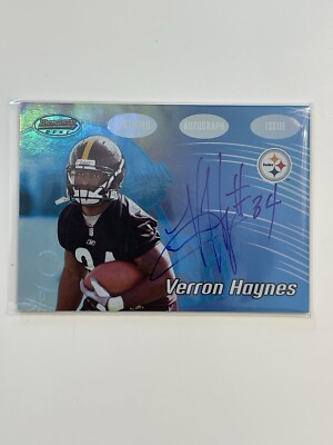 Verron Haynes Bowman's Best 2002 RC Rookie Autograph Auto #167 MINT