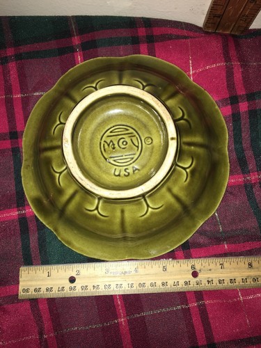 McCoy Salad/soup Dish Green, Approximately 1” Deep, Gorgeous