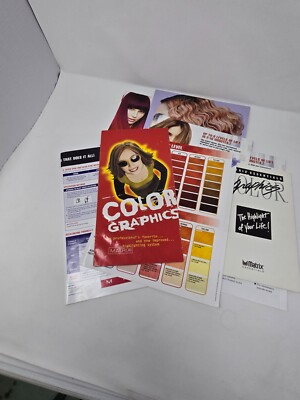 Eight Matrix Color Graphic Lacquer Hair Coloring Education Collection (Lot 11)