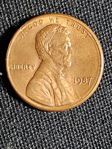 ●BIG MONEY 1987 Lincoln Memorial Penny DIE ERROR rare NO MINT MARK