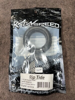 Raw Speed 100101CB Rip Tide 1/10 2wdBuggy Front Tire Clay Compound Black Insert!