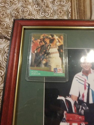 Fuzzy Zoeller Autographed Collage Golf Ball