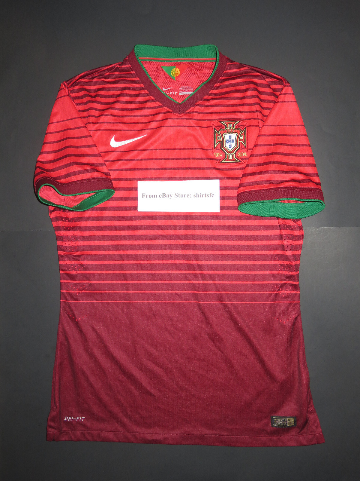 EURO2012　サッカーウェア　セットアップ　レッド　PORTUGAL 2014 World Cup Nike Portugal Authentic Match Player Issue